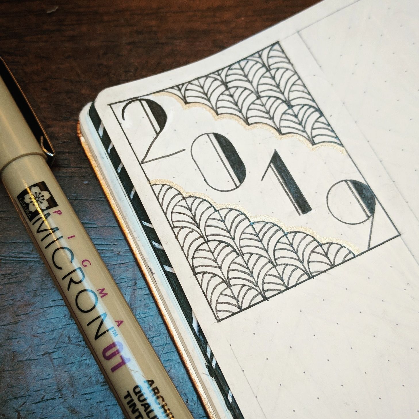 2019 Bullet Journal Spreads